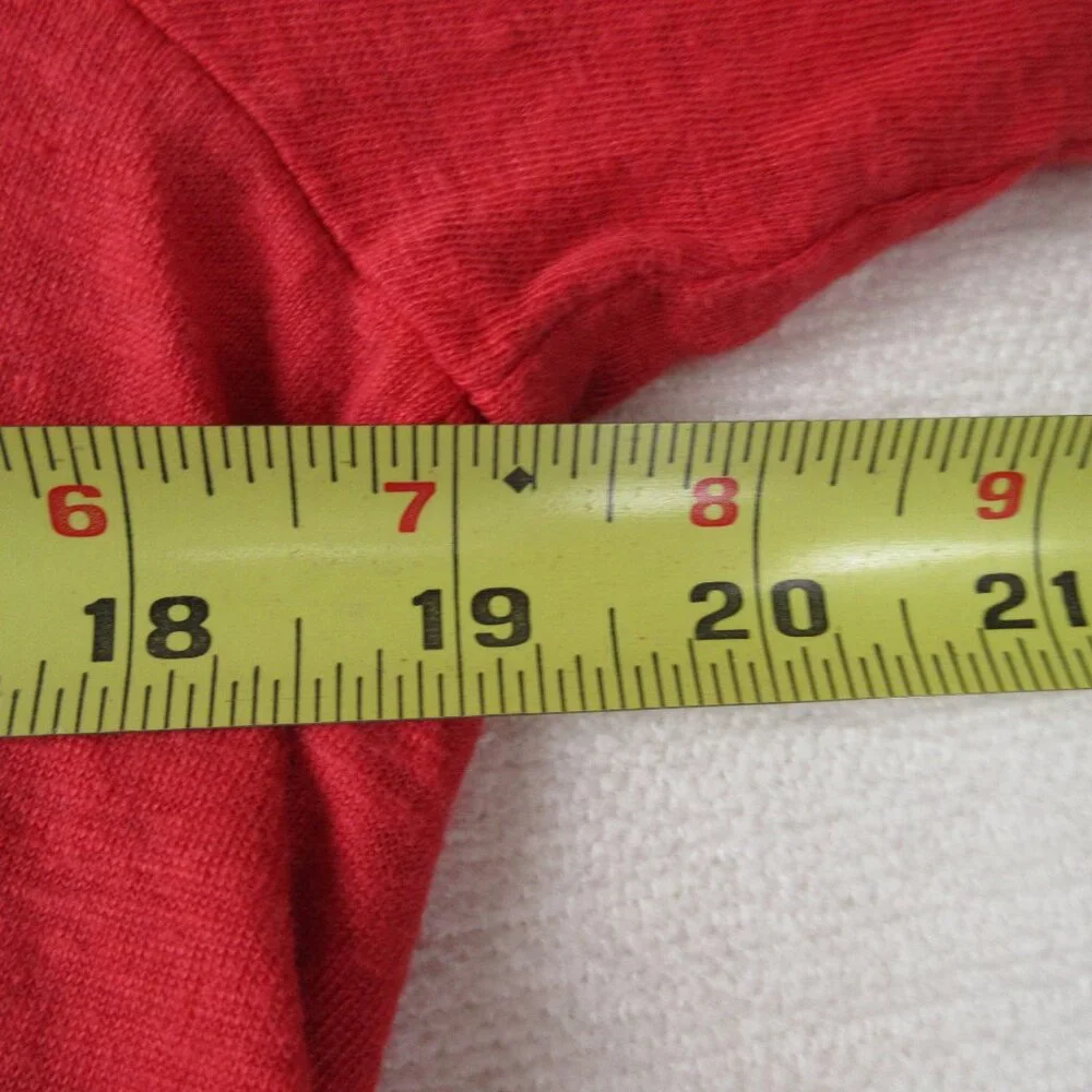 Eileen Fisher V neck Linen Tee Size M R17IZO - Picture 7 of 10